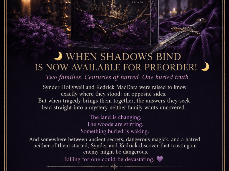 Shadows That Bind by Nell Anthony Available For&nbsp;Preorder